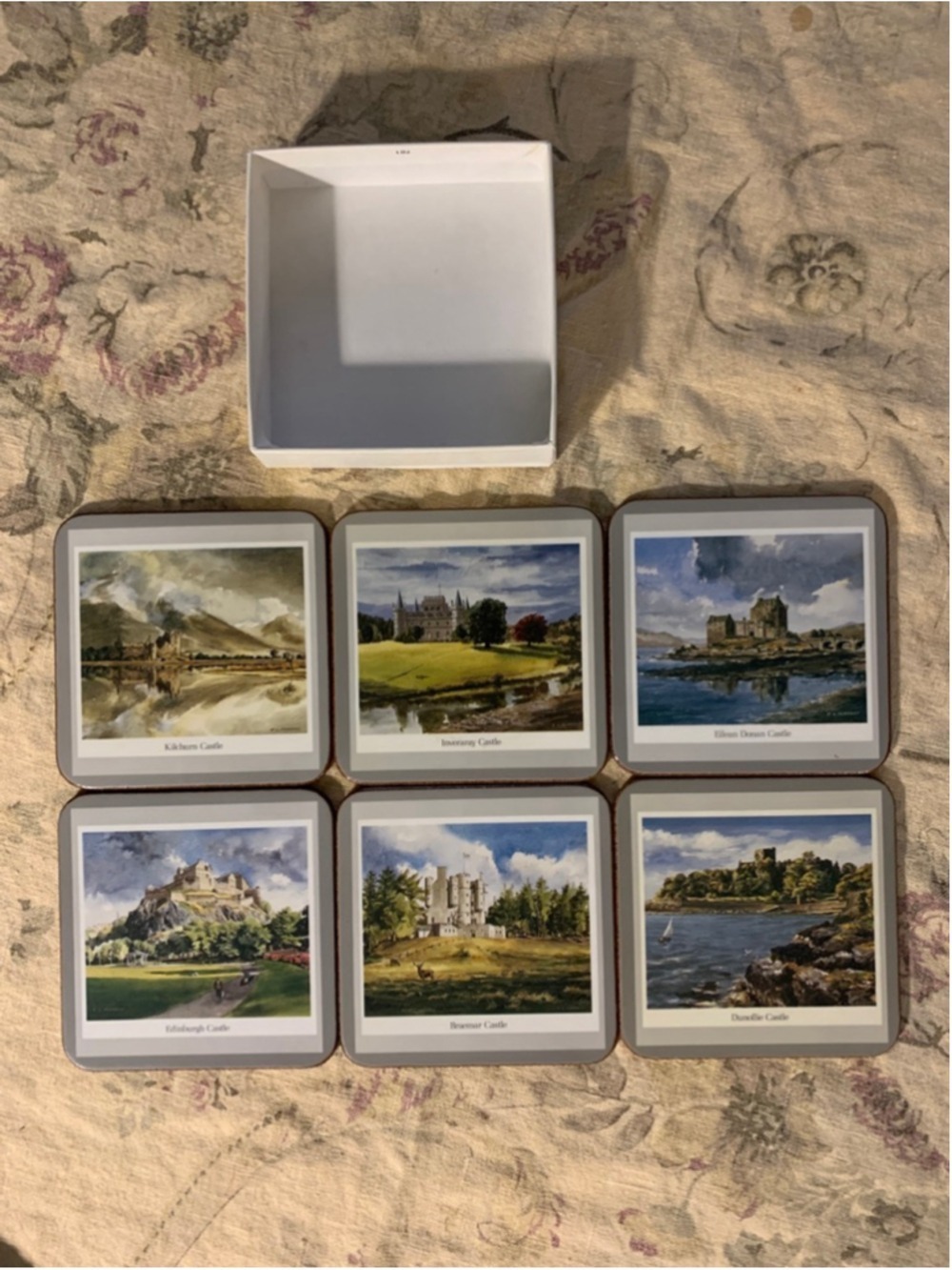 Pimpernel Coasters Set of 6 Scottish Castles